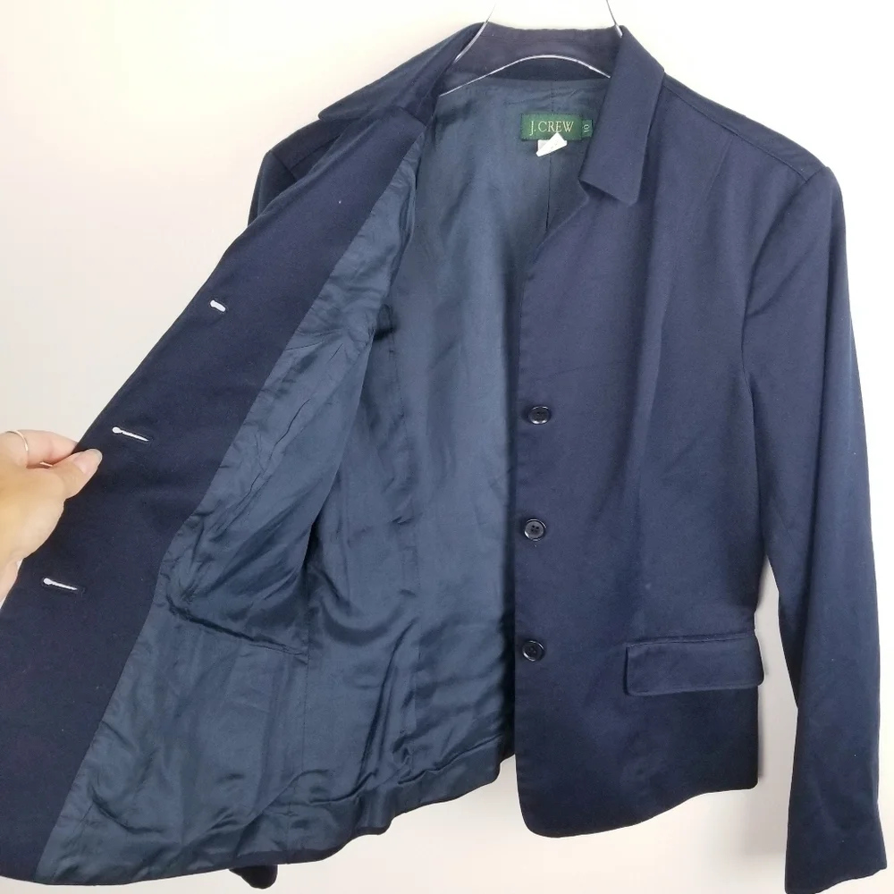 J. Crew Navy Blue Blazer